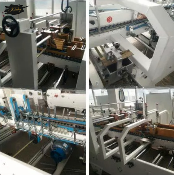 AGD Automatic prefolding bottom lock folder gluer machine